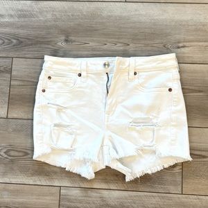 American Eagle Outfitters White Jean Shorts